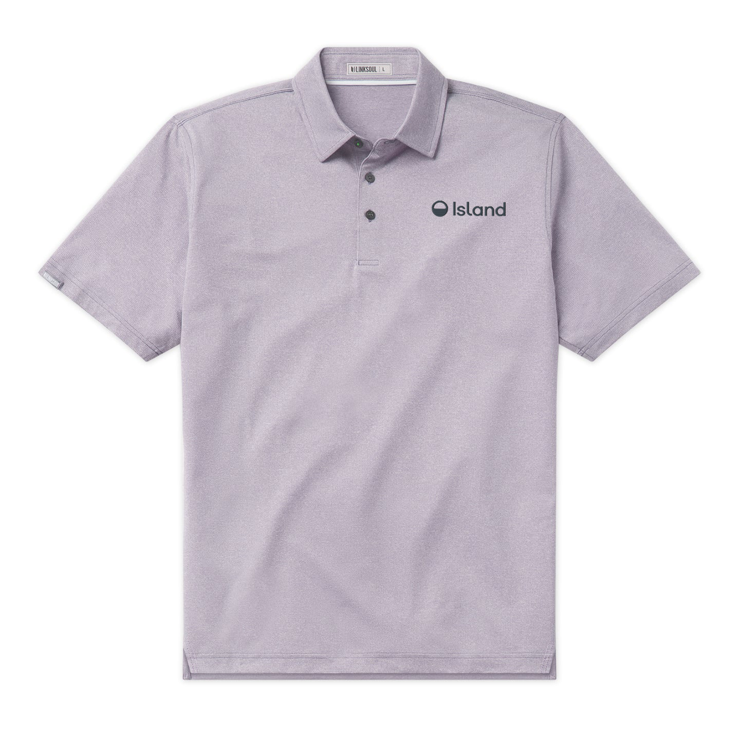 Men's LinkSoul AC Breeze Polo- Haze Heather