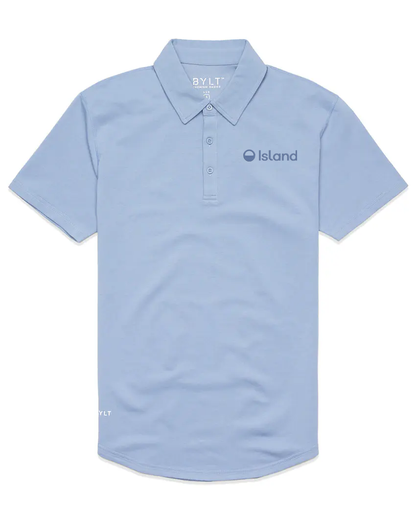 Men's BYLT Drop Cut LUX Polo - Atlantic