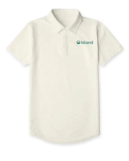 Men's BYLT Drop Cut LUX Polo - Bone
