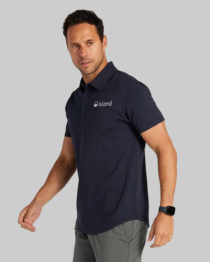 Men's BYLT Drop Cut LUX Polo - Navy