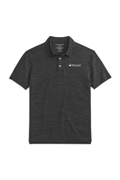 Men's Mack Weldon AirKnitX Polo - Anthracite Gargoyle