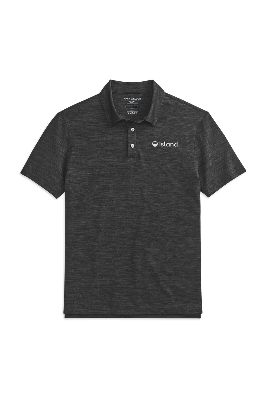 Men's Mack Weldon AirKnitX Polo - Anthracite Gargoyle
