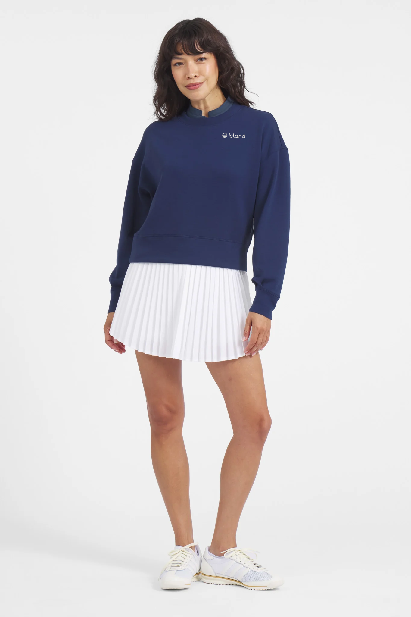 Women's Mantra Crewneck Pullover - Blueberry