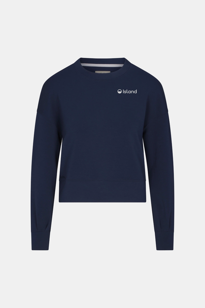 Women's Mantra Crewneck Pullover - Blueberry