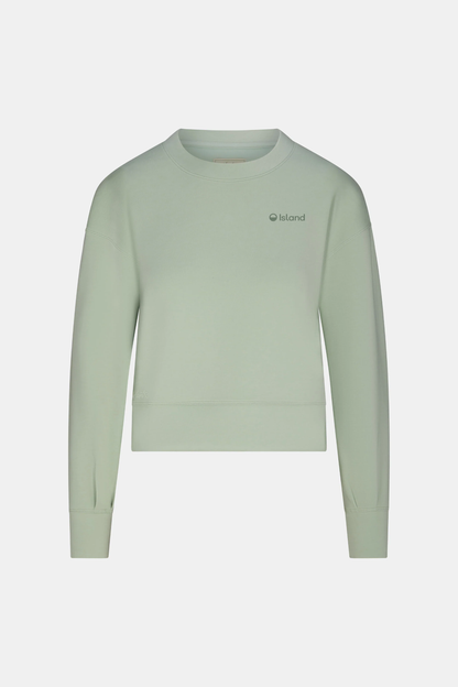 Women's Mantra Crewneck Pullover - Sage