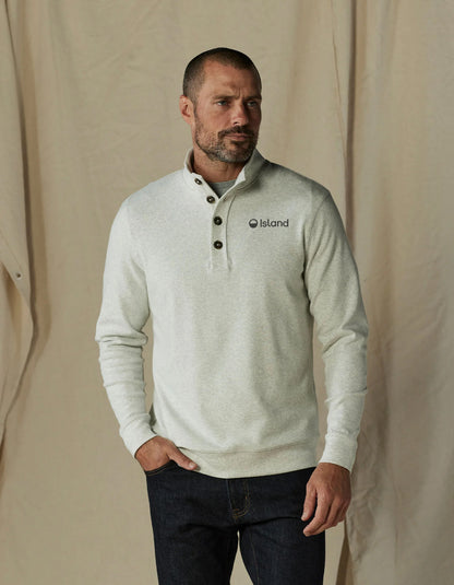 Men's The Normal Brand Puremeso Button Popover - Stone