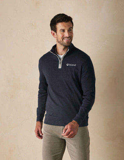 Men's The Normal Brand Puremeso Weekend 1/4 Zip - Navy
