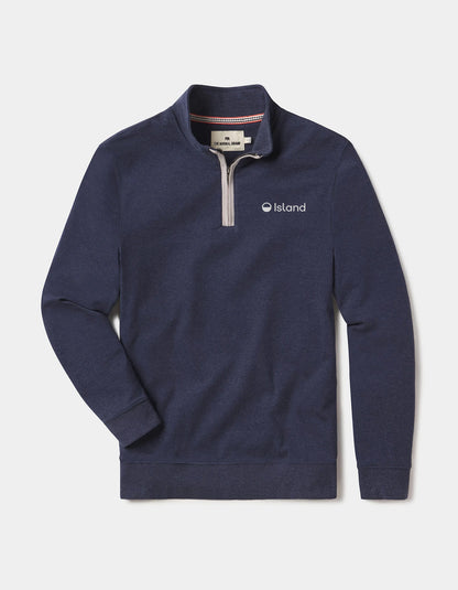 Men's The Normal Brand Puremeso Weekend 1/4 Zip - Navy