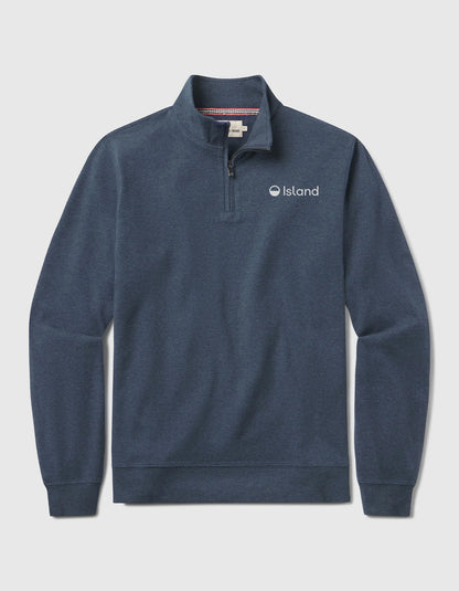 Men's The Normal Brand Puremeso Weekend 1/4 Zip - Slate Blue