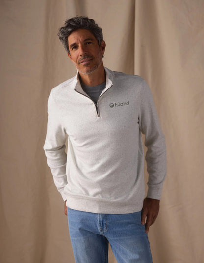 Men's The Normal Brand Puremeso Weekend 1/4 Zip - Stone