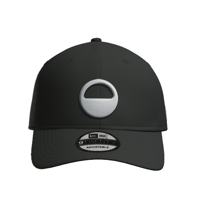 New Era Cotton Unstructured Hat - Black