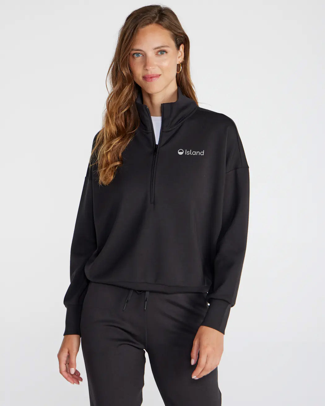 Woman's BYLT Opal Half-Zip - Black