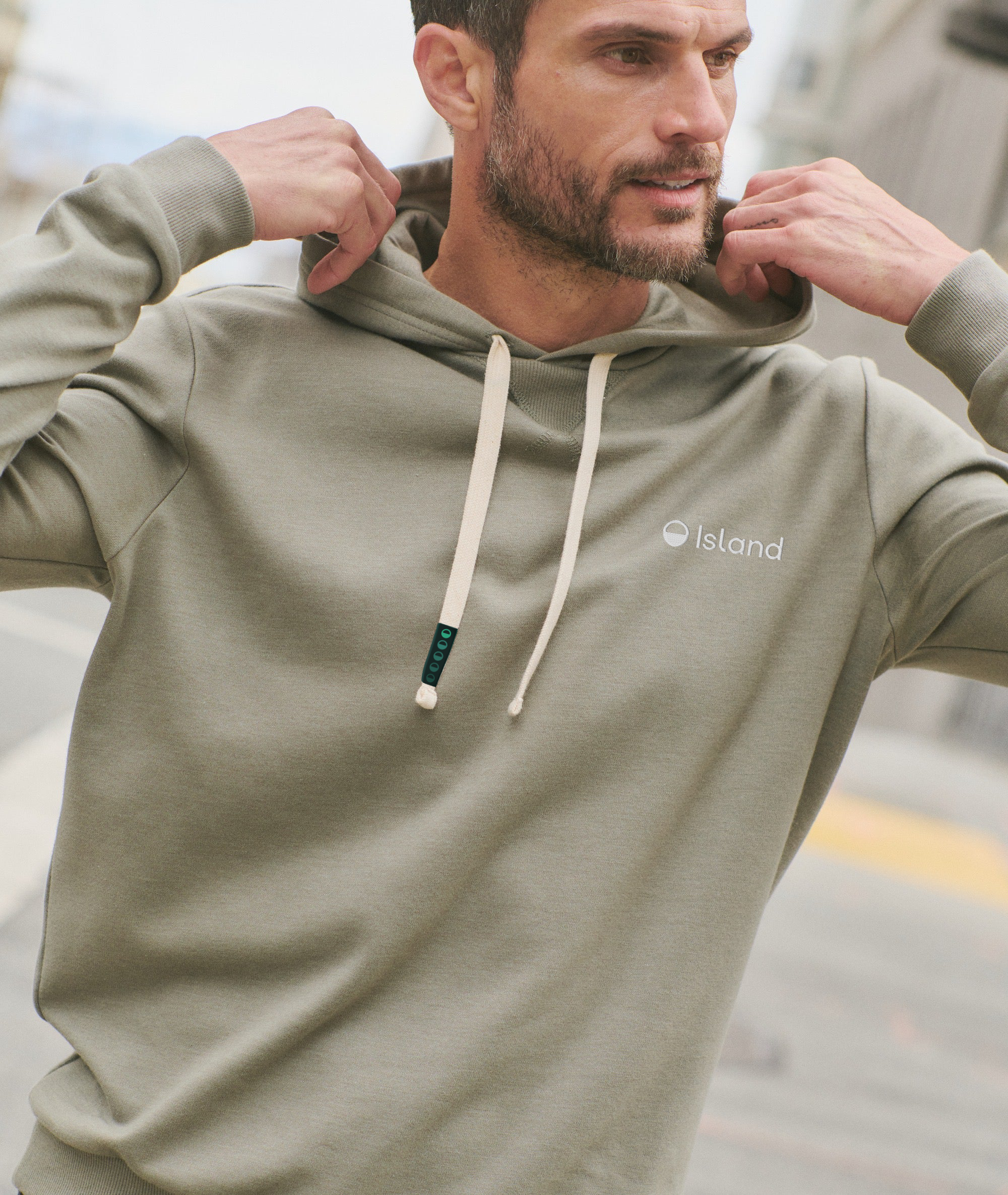 Men's Marine Layer Pacifica Stretch Hoodie - Vetiver