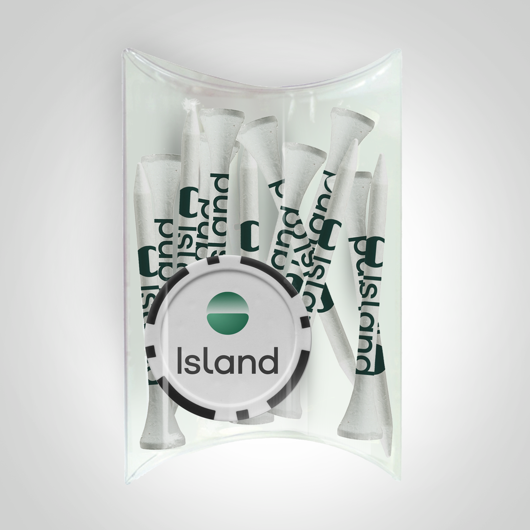 Island Golf Tee & Poker Chip Pillow Pack