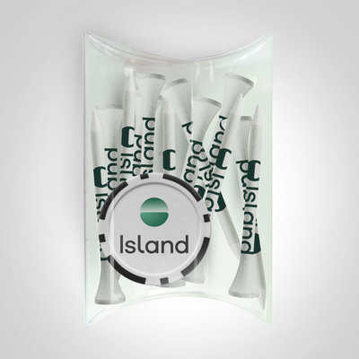 Island Golf Tee & Poker Chip Pillow Pack
