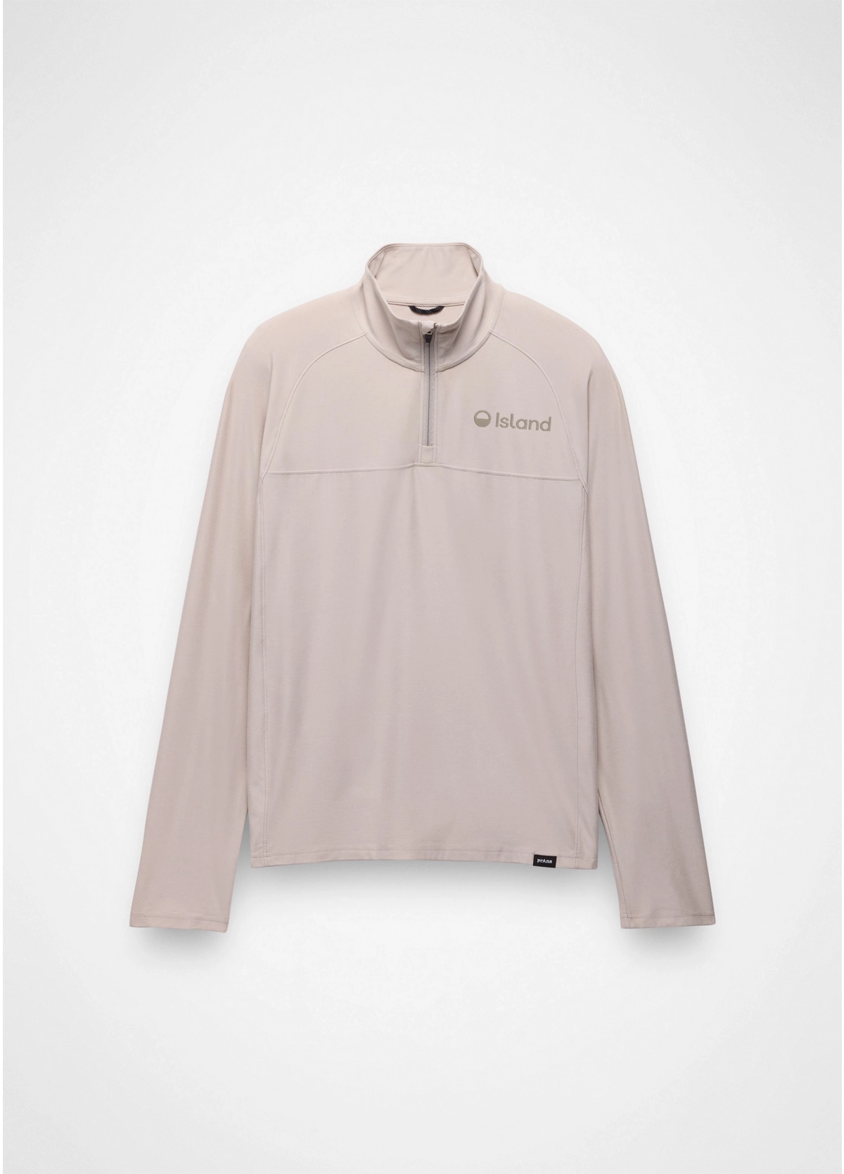 Men's Prana Altitude Tracker Light 1/4 Zip - Almond Heather