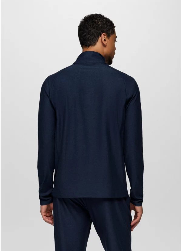 Men's Prana Altitude Tracker Light 1/4 Zip - Nautical Heather