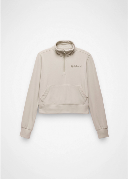 Women's Prana Willow West Half Zip - Almond