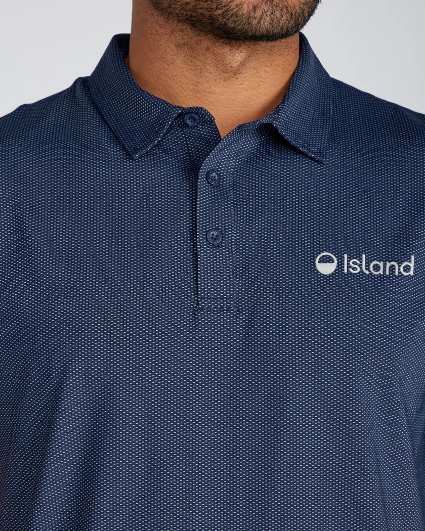 Men's BYLT Pulse Short Sleeve Polo - Navy