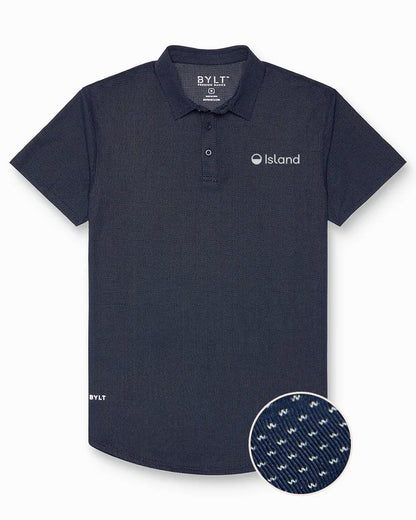 Men's BYLT Pulse Short Sleeve Polo - Navy