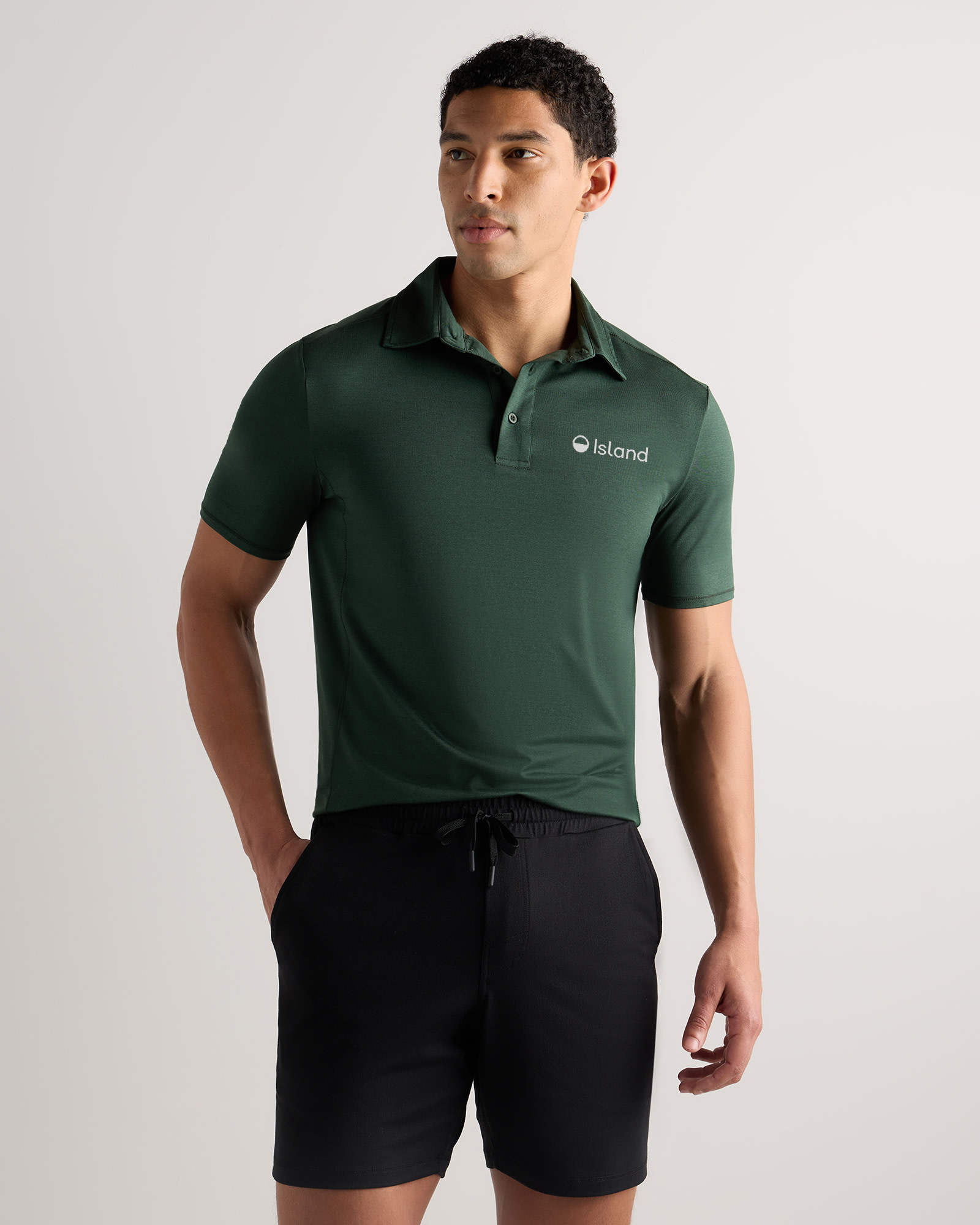 Men's Quince Flowknit Performance Polo - Olive