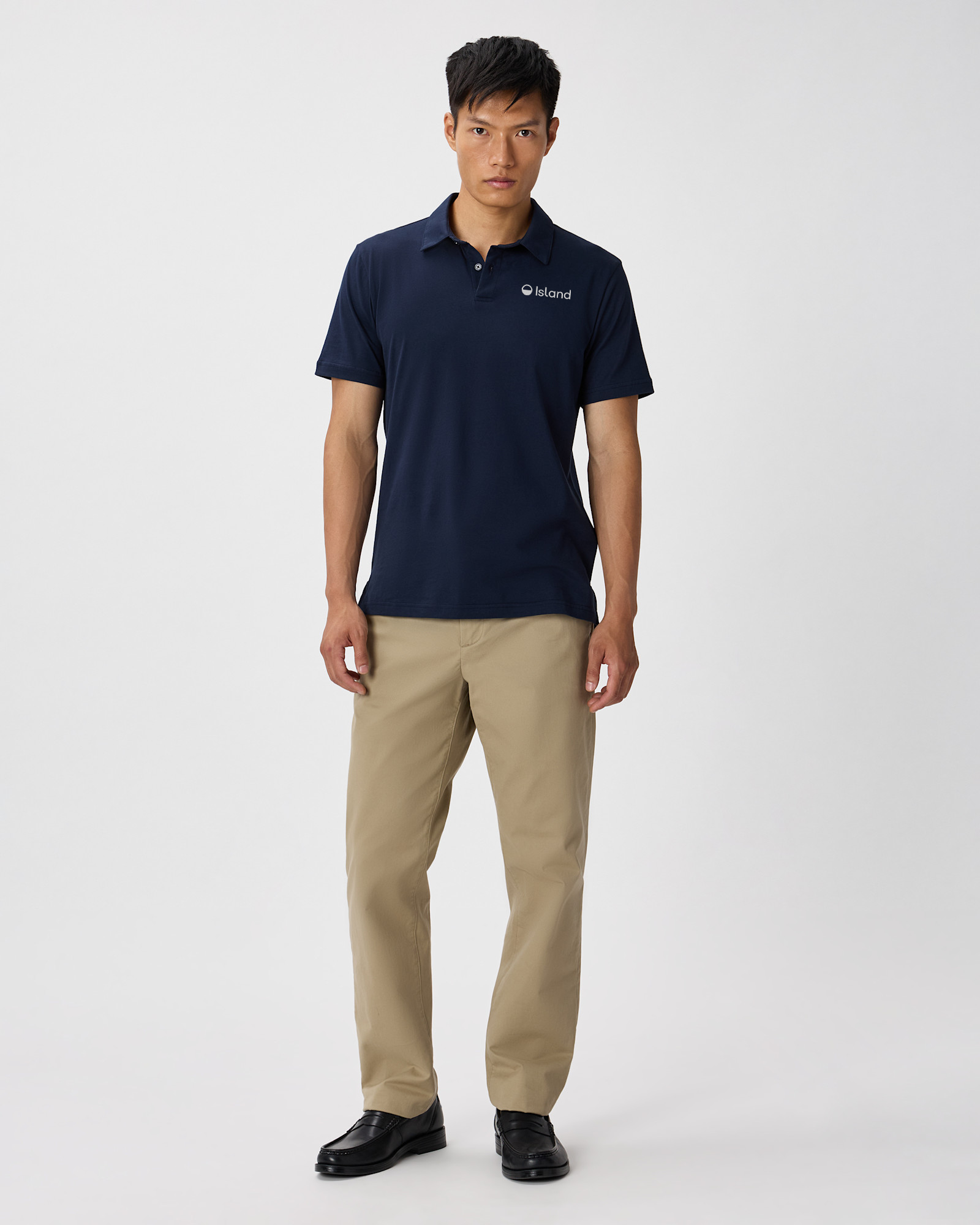 Men's Quince Japanese Lotus Polo - Navy
