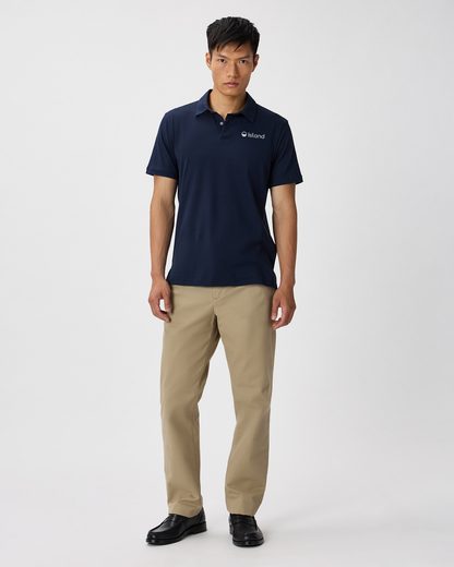 Men's Quince Japanese Lotus Polo - Navy