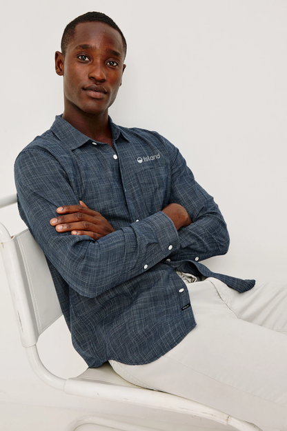 Men's Rails Wyatt Button Down - Navy Etch | Pre-Order