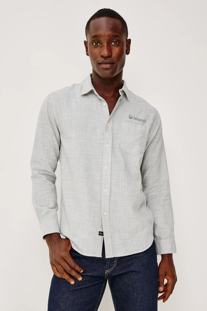 Men's Rails Wyatt Button Down - Platinum Etch | Pre-Order