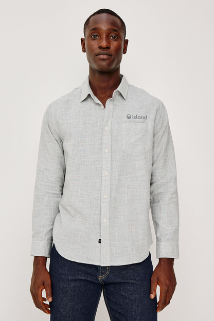 Men's Rails Wyatt Button Down - Platinum Etch | Pre-Order