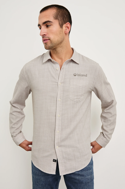 Men's Rails Wyatt Button Down - Tahini Etch | Pre-Order
