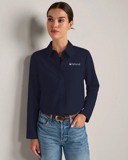Women's Rhone Mirage Button Up - Navy