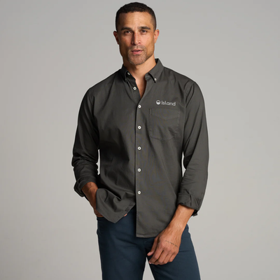 Men's Rowan Henrick Oxford Shirt - Faded Black