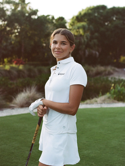 Women's Greyson Scarlett Short Sleeve Polo - White