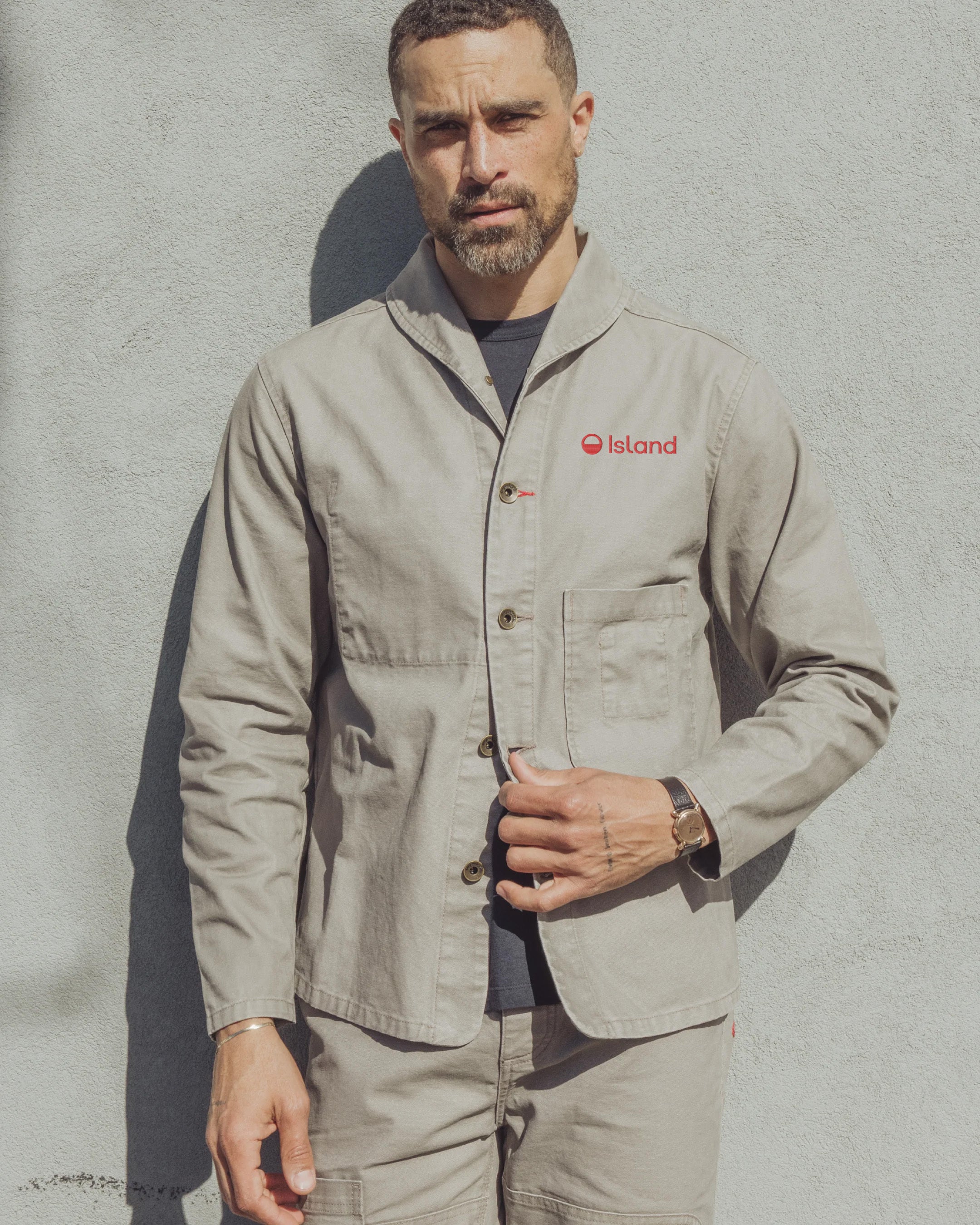 Men's Imperfects Chore Shepherds Craft Canvas Shirt - Driftwood