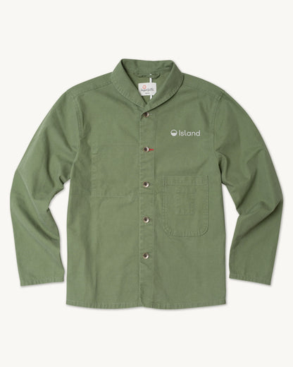 Men's Imperfects Chore Shepherds Craft Canvas Shirt - Olive