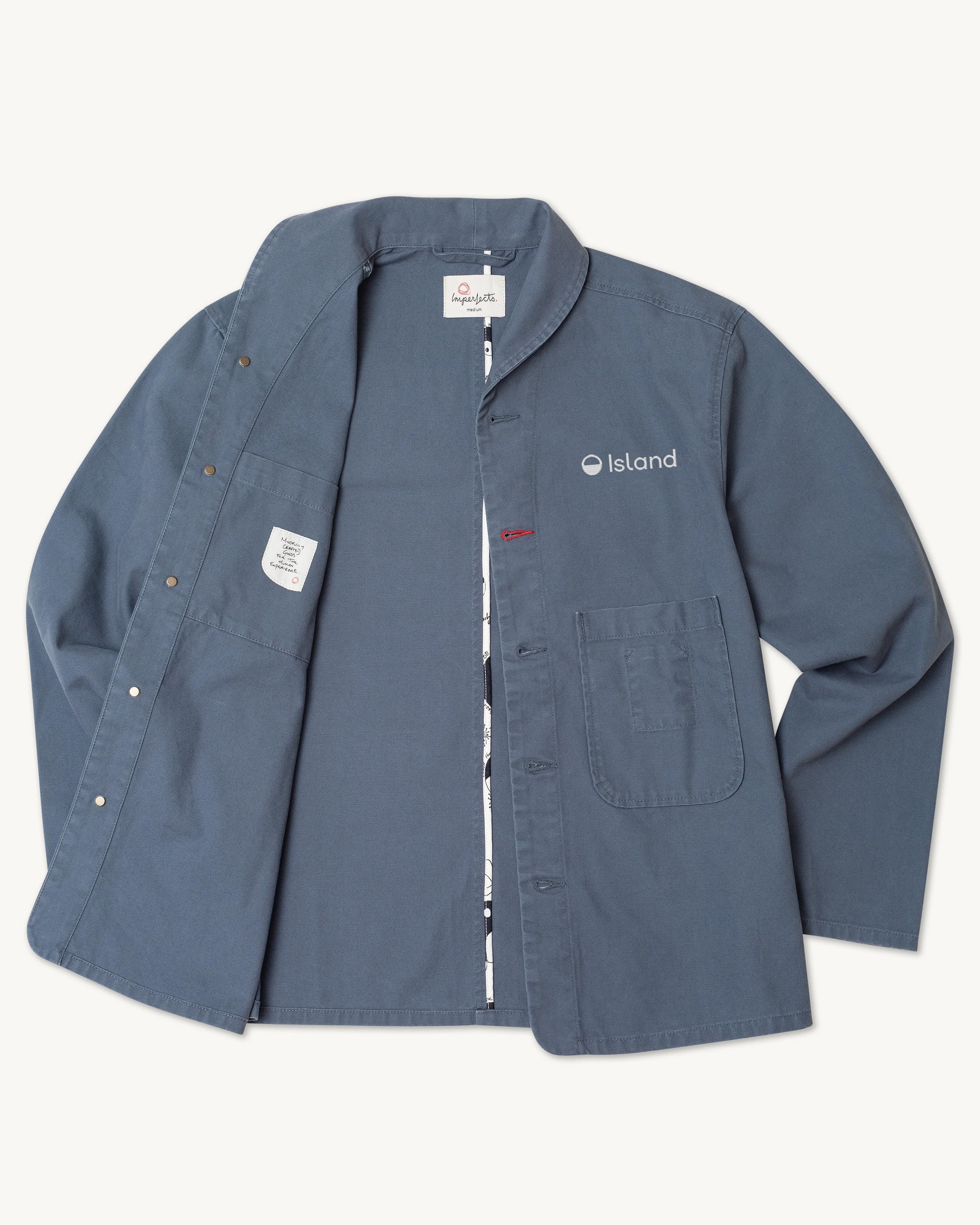 Men's Imperfects Chore Shepherds Craft Canvas Shirt - Stratus
