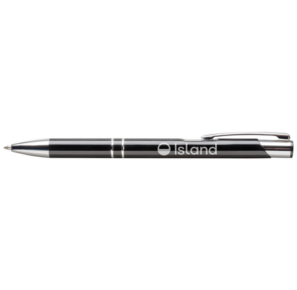 Island Sonata Glass Pen - Black