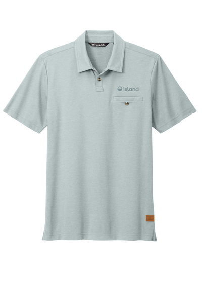 Men's TravisMathews Sunsetters Pocket Polo - Balsam Green