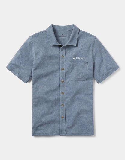 Men's The Normal Brand Active Puremeso Weekend Button Down - Lake Blue