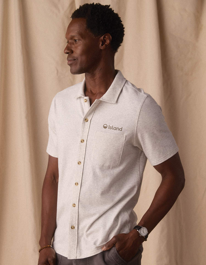 Men's The Normal Brand Active Puremeso Weekend Button Down - Stone