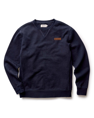 Men's Taylor Stitch Sunset Après Crew - Rinsed Indigo Terry