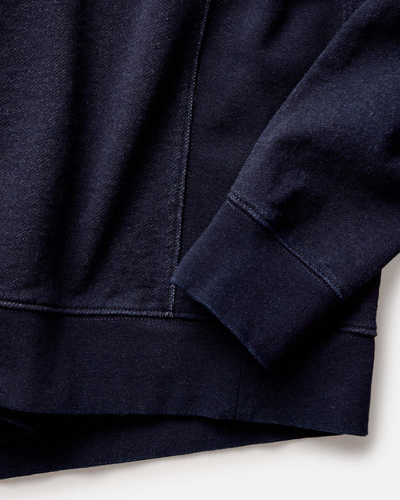 Men's Taylor Stitch Sunset Après Crew - Rinsed Indigo Terry