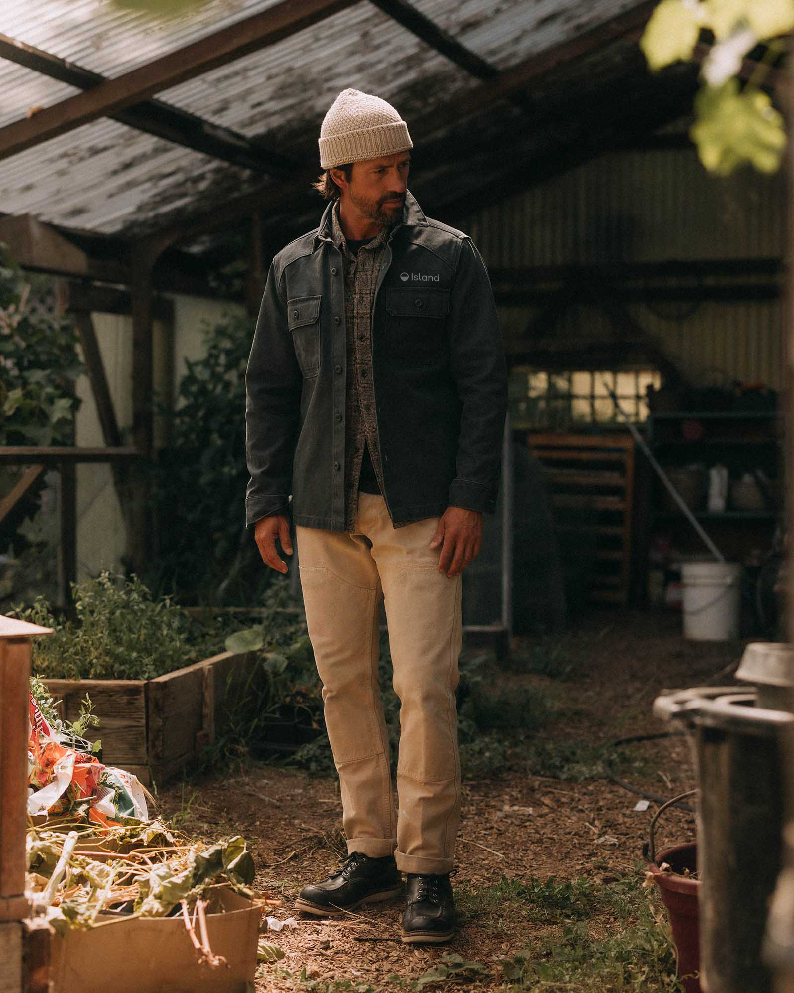 Men's Taylor Stitch The Shop Shirt - Navy Chipped Canvas