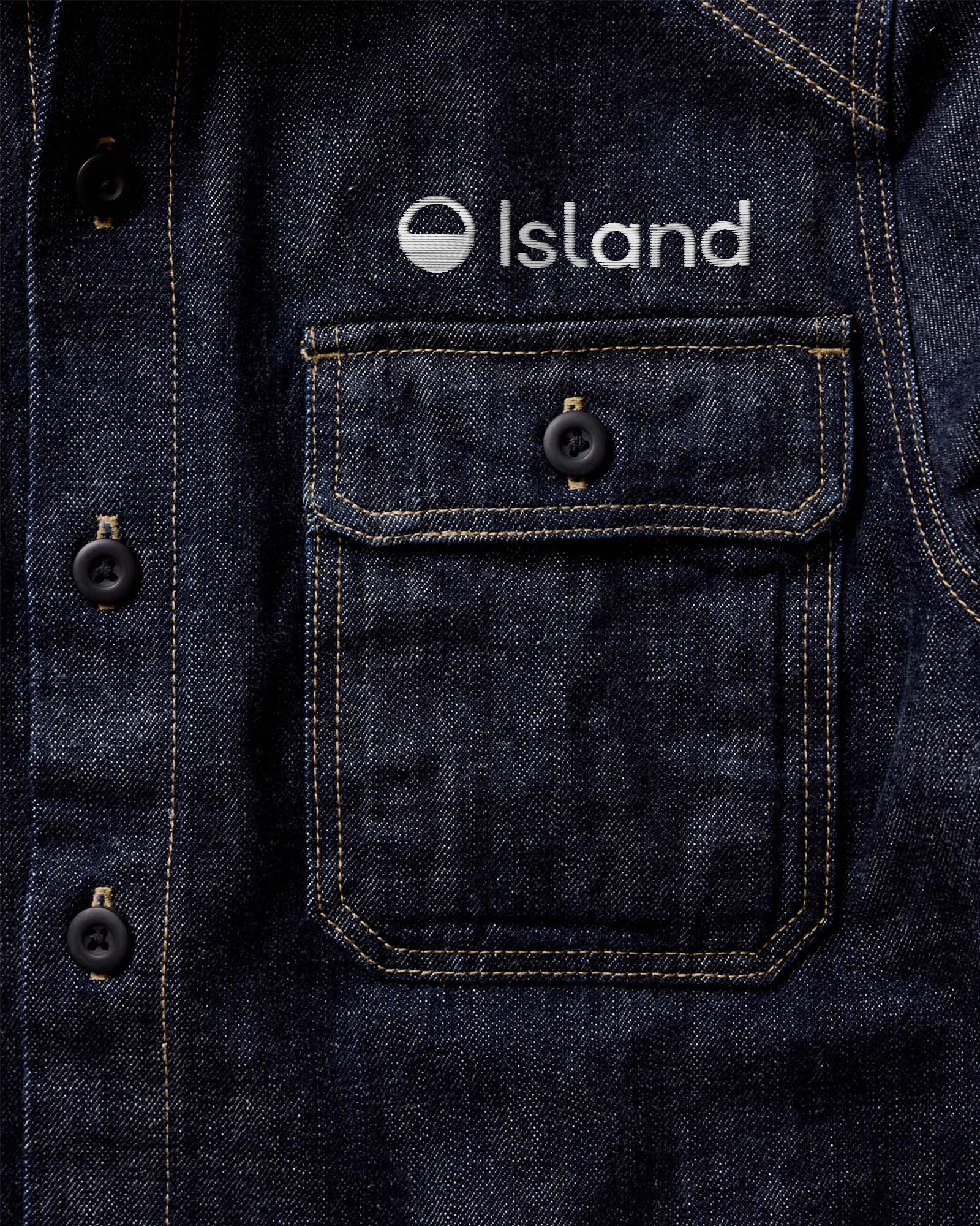 Men's Taylor Stitch The Shop Shirt - Rinsed Indigo Selvedge