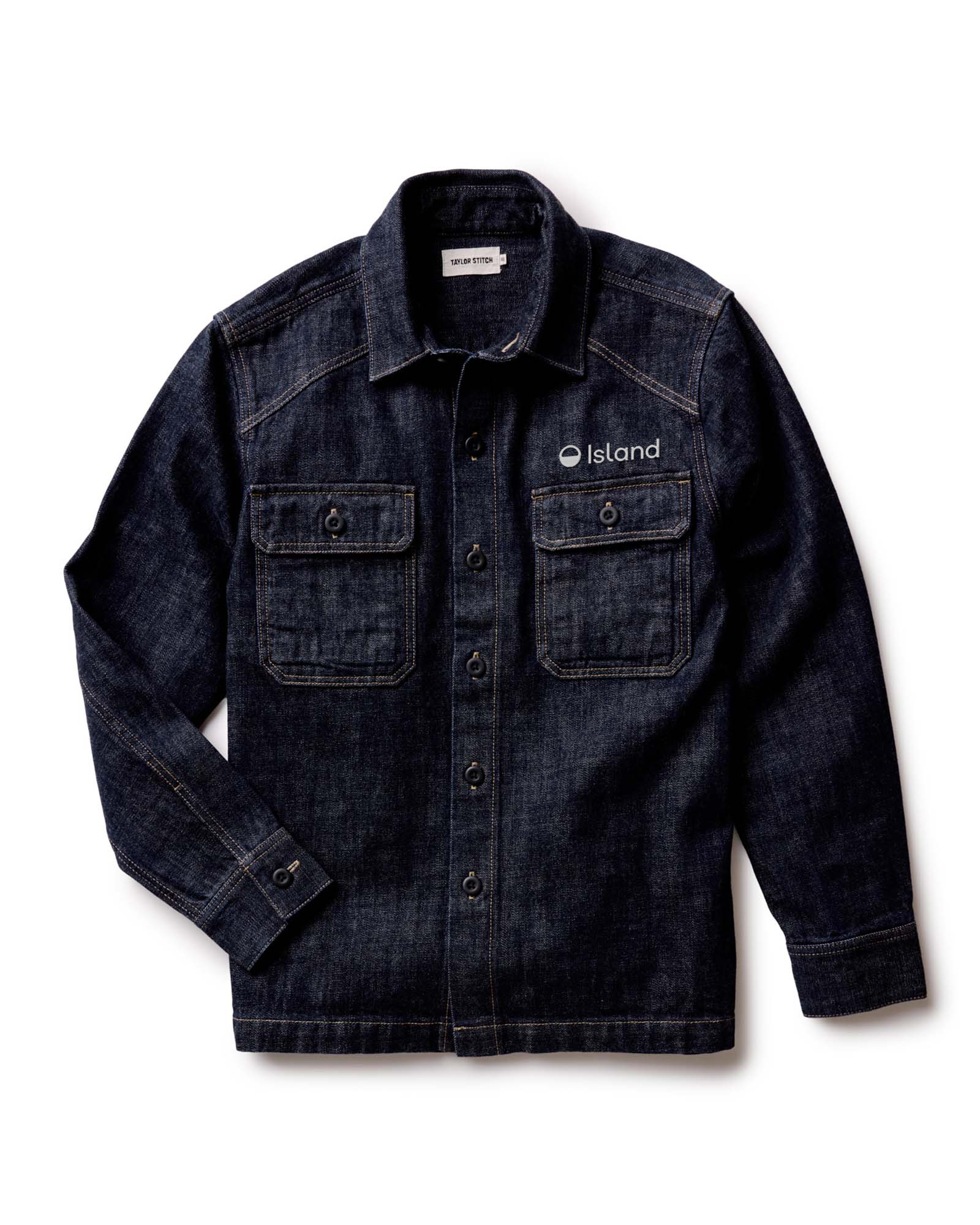 Men's Taylor Stitch The Shop Shirt - Rinsed Indigo Selvedge