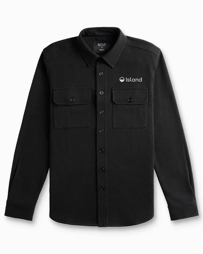 Men's BYLT Thermal Button Down - Black