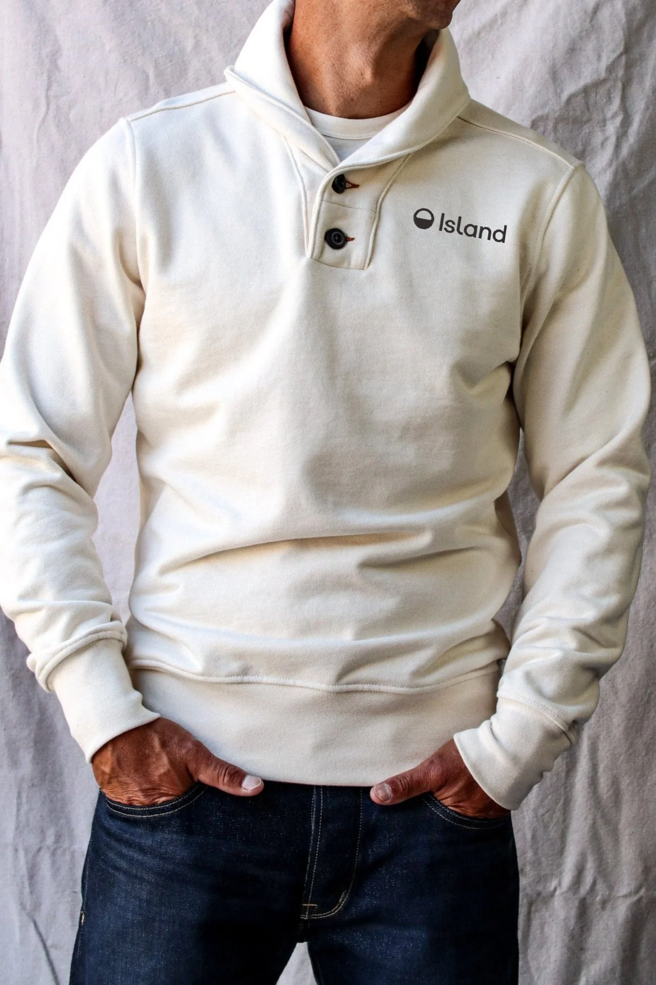 Men's WiesMade Bodega Shawl Pullover - Natural