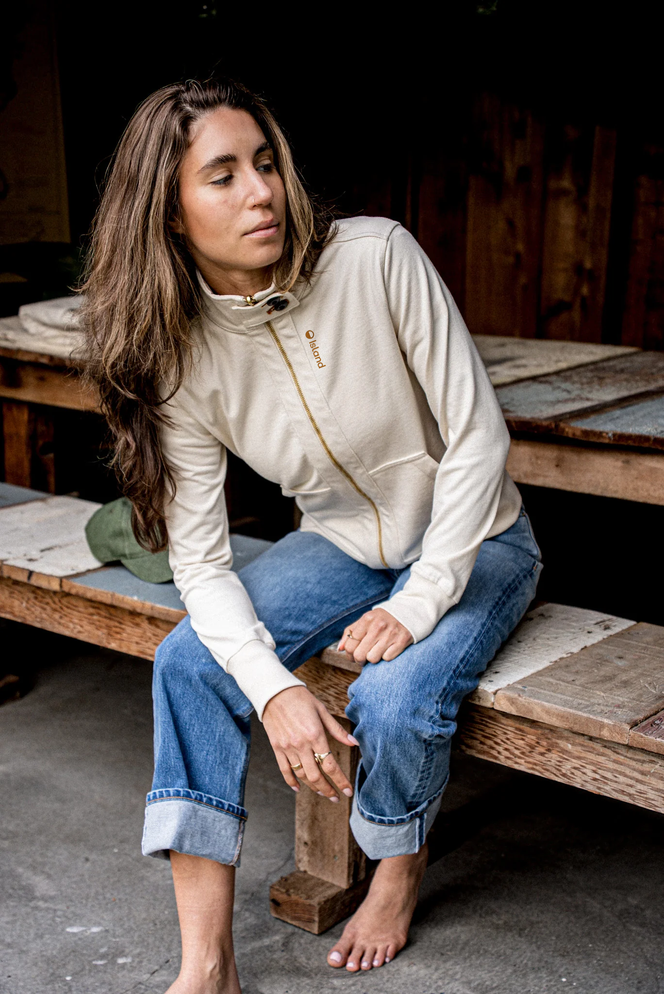 Women's Wiesmade Stinson Moto Jacket - Natural